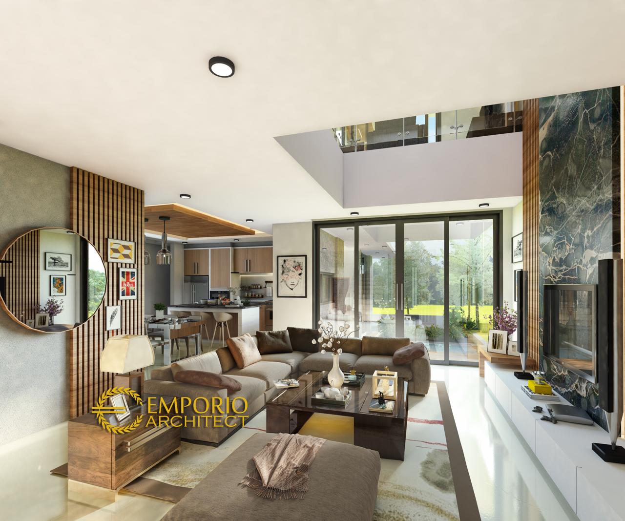 Desain Ruang Keluarga Rumah Modern 2 Lantai Bapak Prasetyo di Jakarta Selatan 3