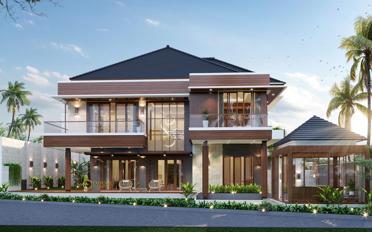 Desain Rumah  Modern  2  Lantai  Ibu Ella di Jakarta Selatan