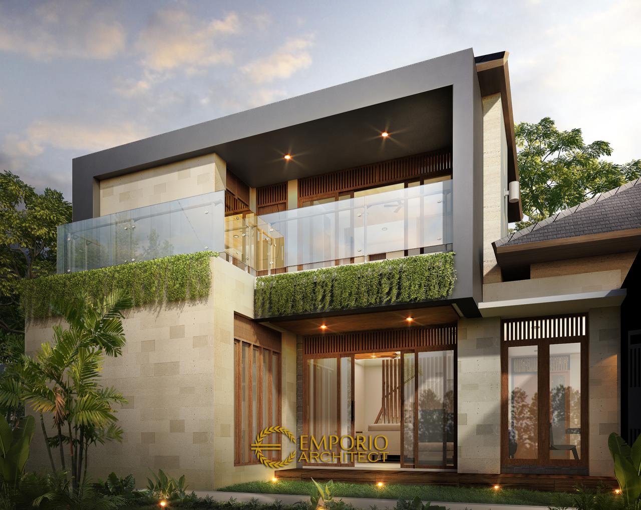 Desain Tampak Belakang Rumah Modern 2 Lantai Ibu Epi di Jakarta Timur 2