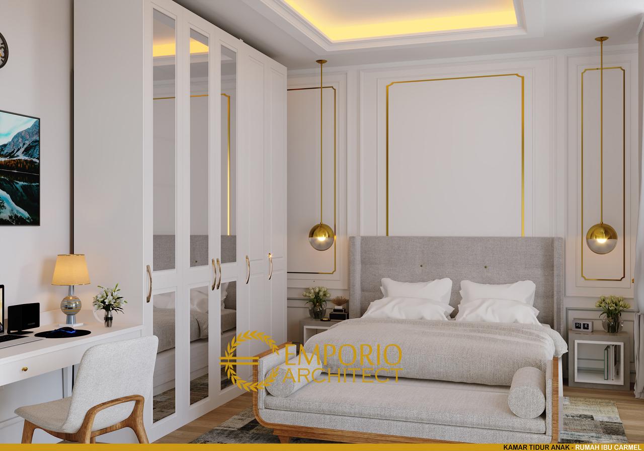 Desain Kamar Tidur Anak Rumah Classic 3.5 Lantai Ibu Carmel di Jakarta Utara 9