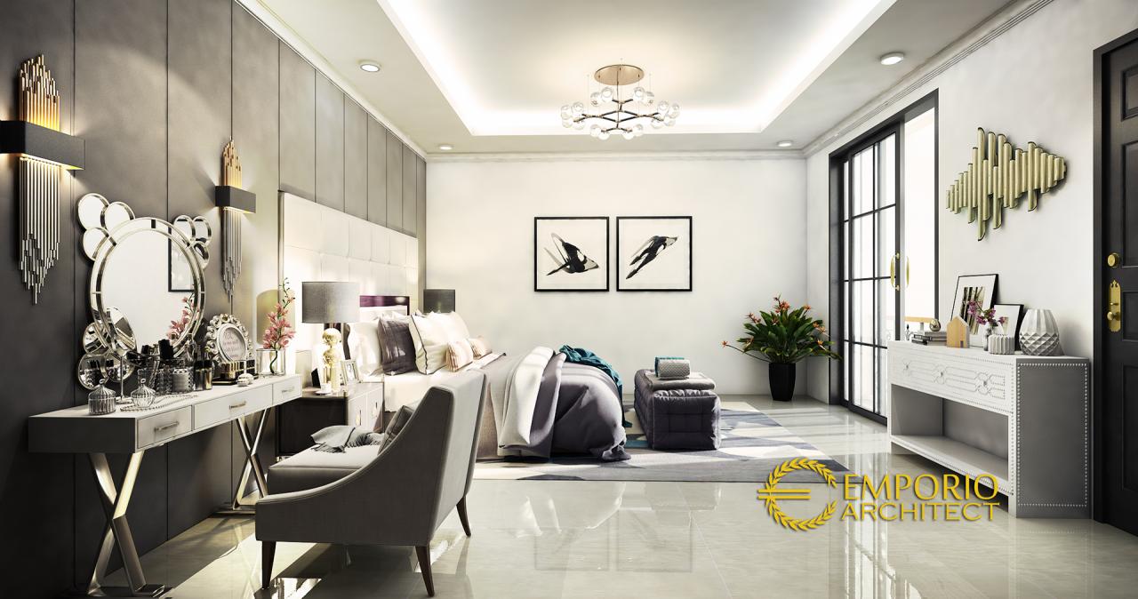 Desain Kamar Tidur Rumah Classic 4 Lantai Bapak Bernard di Jakarta Utara 4