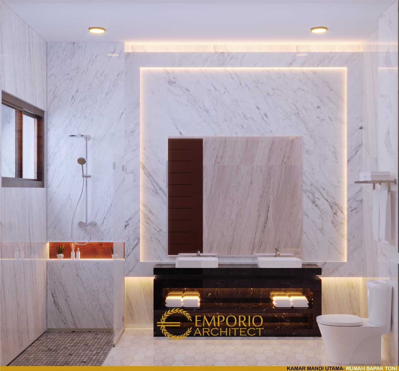 Desain Kamar Mandi Rumah Bapak Toni Tchin di Jakarta Utara 8