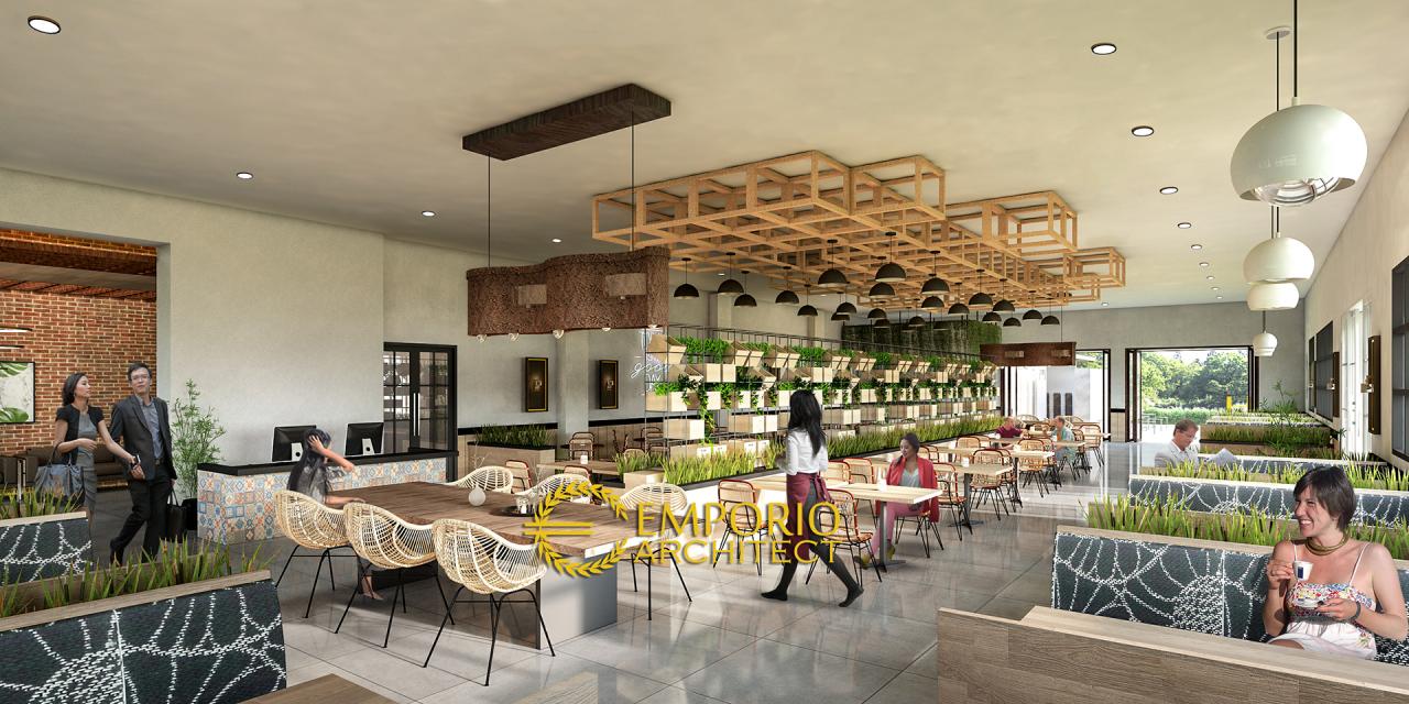 Desain Interior 1 Restoran Modern 1 Lantai Bapak Ahmad di Karawang, Jawa Barat 4