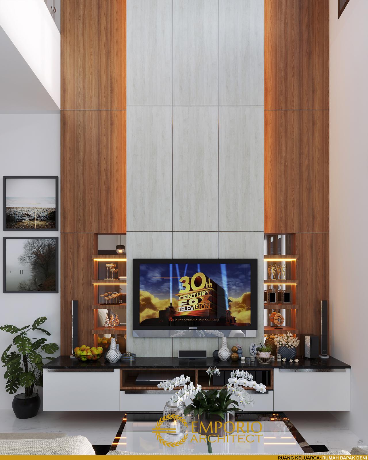 Desain Ruang Keluarga Rumah Modern 2 Lantai Bapak Deni di Karawang, Jawa Barat 5