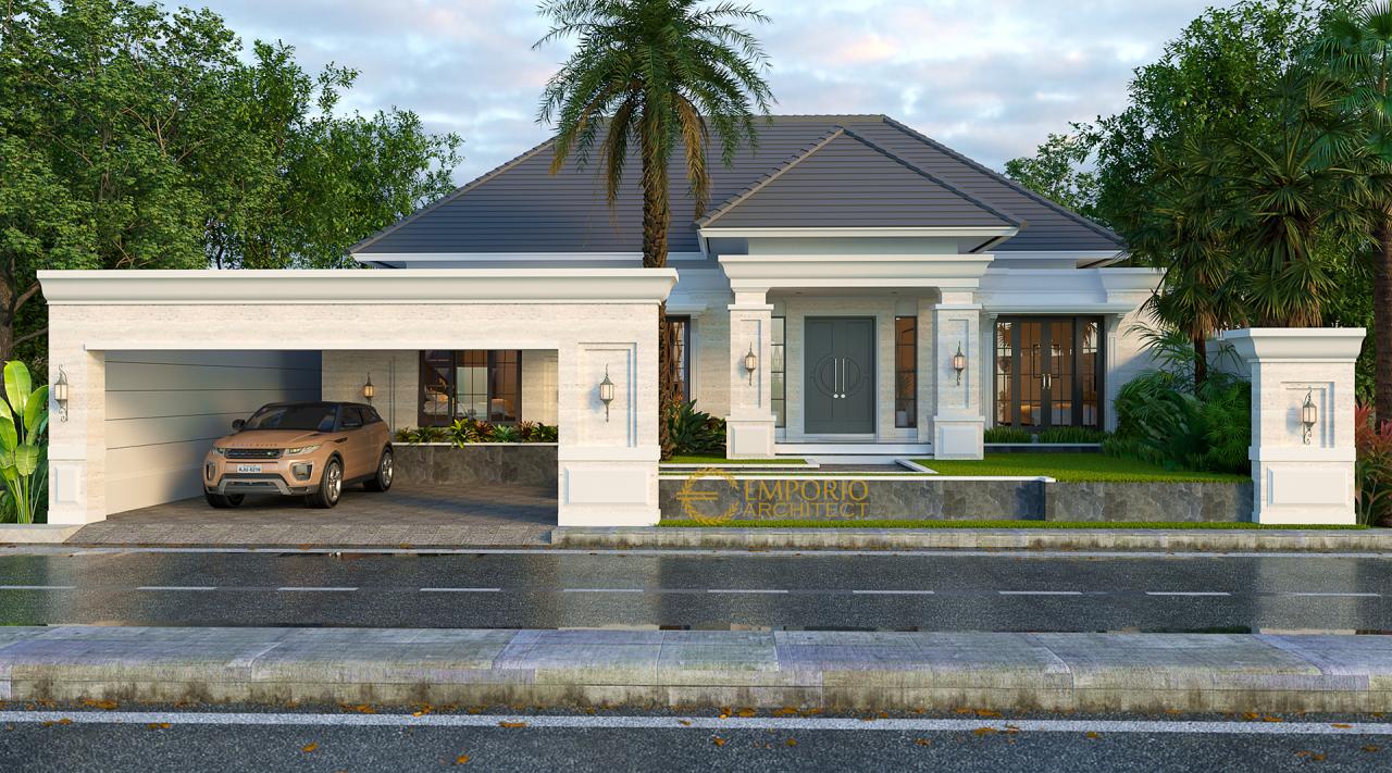 Desain rumah Classic 1 lantai milik Bapak Arip di Magetan, Jawa Timur