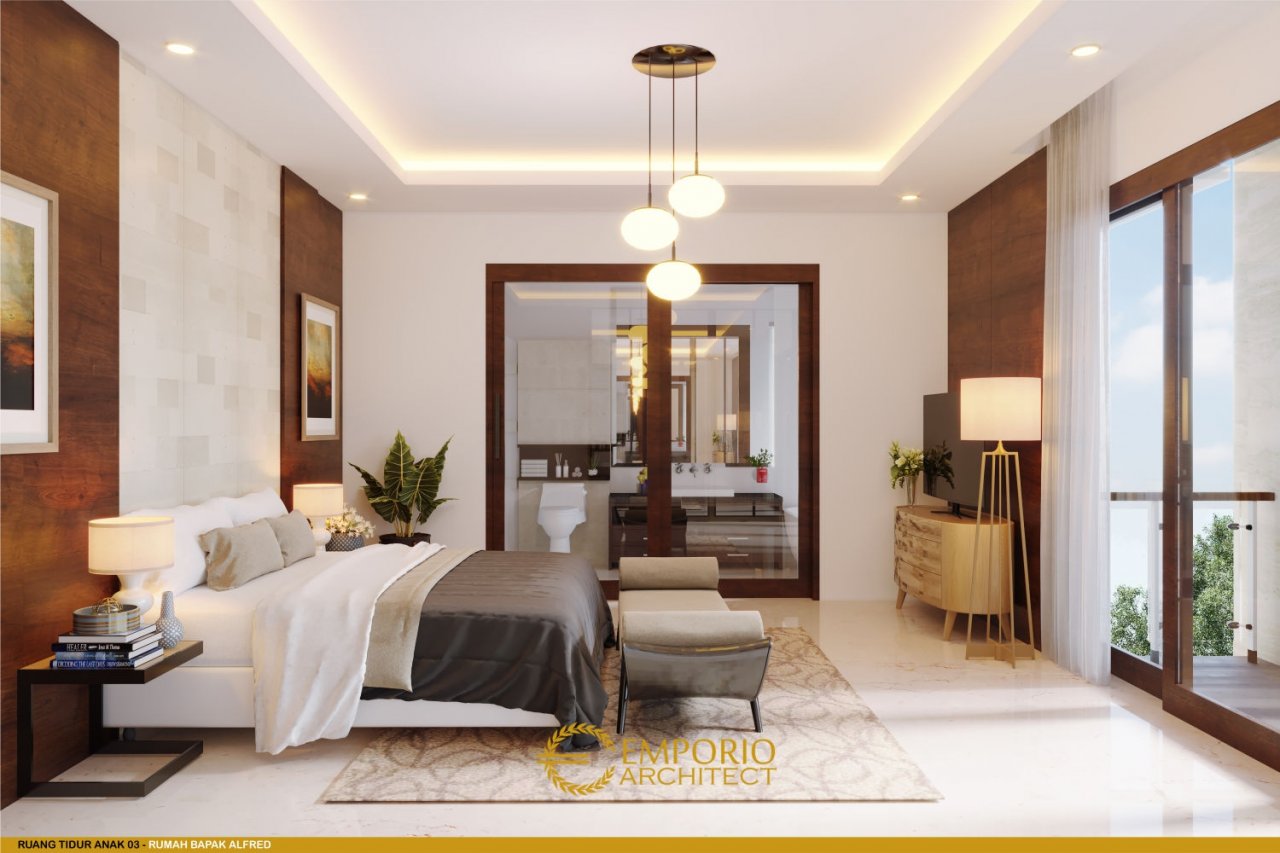 Desain Kamar Tidur Rumah Bapak Alfred di Makassar 8
