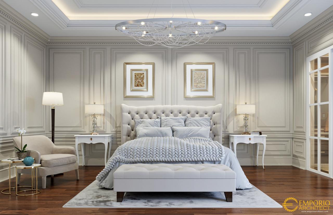 Desain Kamar Tidur Rumah Classic 2 Lantai Bapak Toni di Manado 4