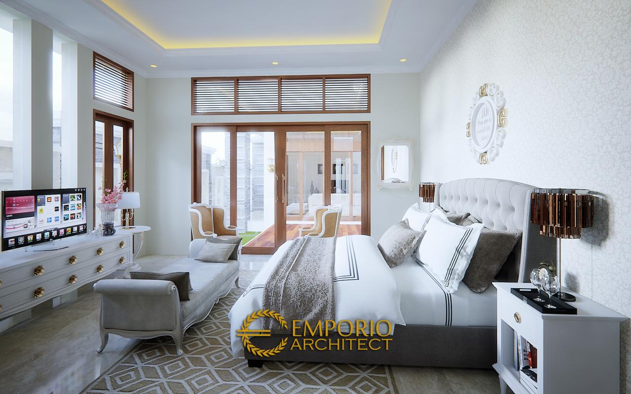 Desain Kamar Tidur Rumah Villa Bali 1 Lantai Bapak Adi Perdana di Medan 2