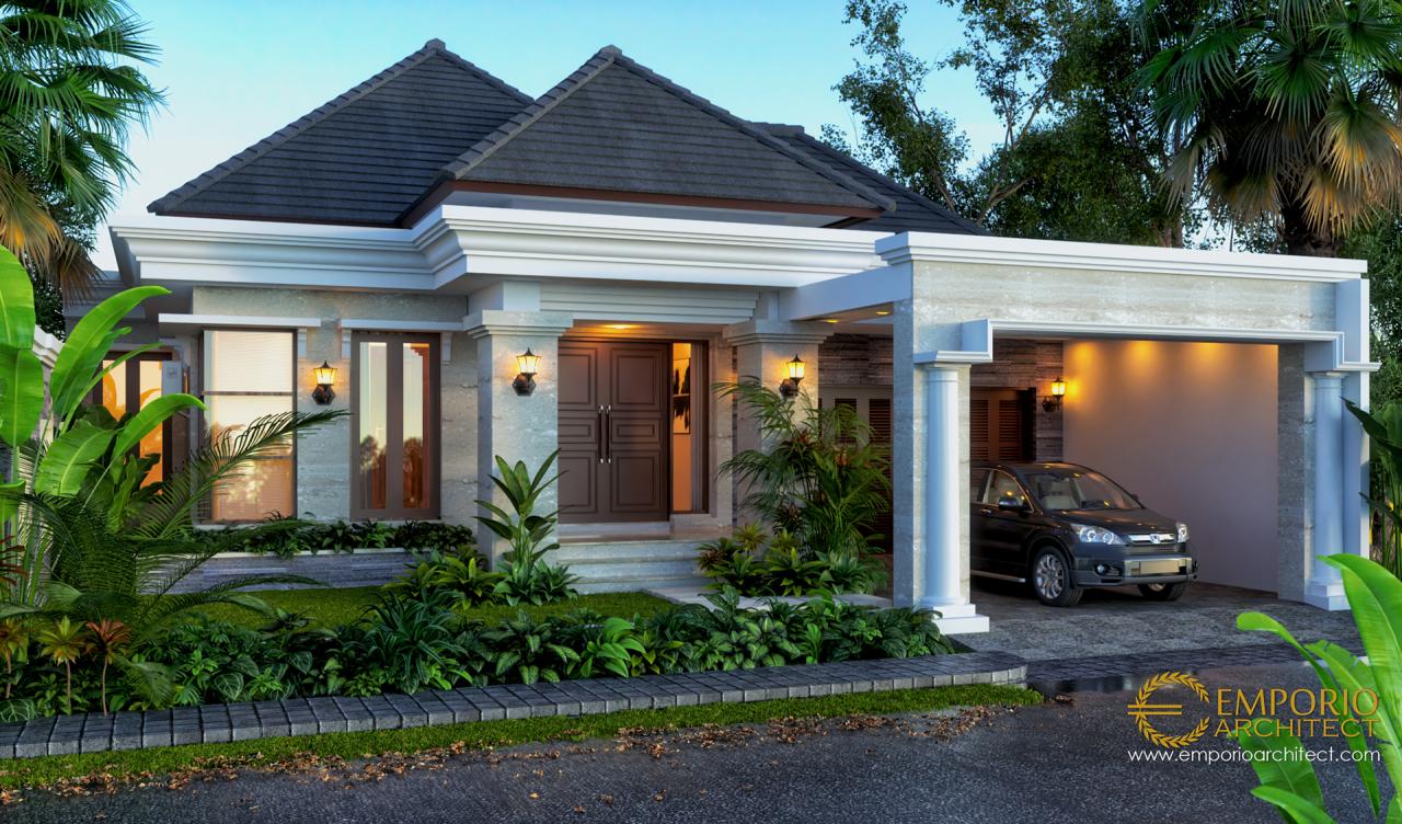 Desain Rumah  Villa Bali 1  Lantai  Ibu Dhini di Medan