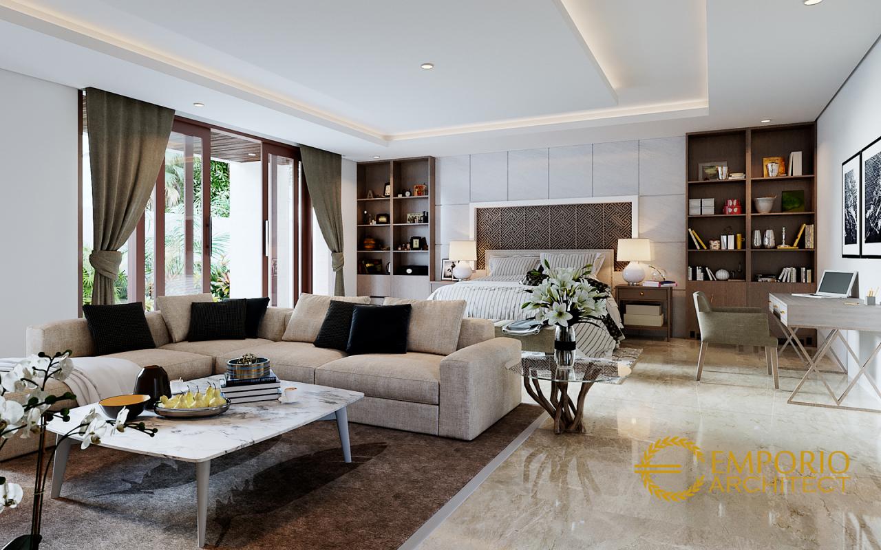 Desain Kamar Tidur Rumah Hook Villa Bali 3 Lantai Bapak Hadi di Medan, Sumatera Utara 4