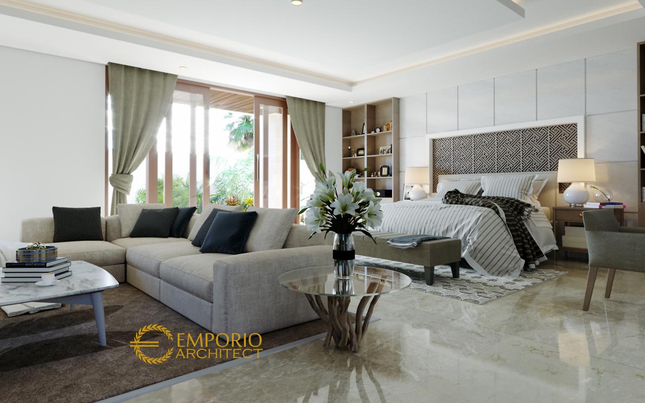 Desain Kamar Tidur Rumah Hook Villa Bali 3 Lantai Bapak Hadi di Medan, Sumatera Utara 5