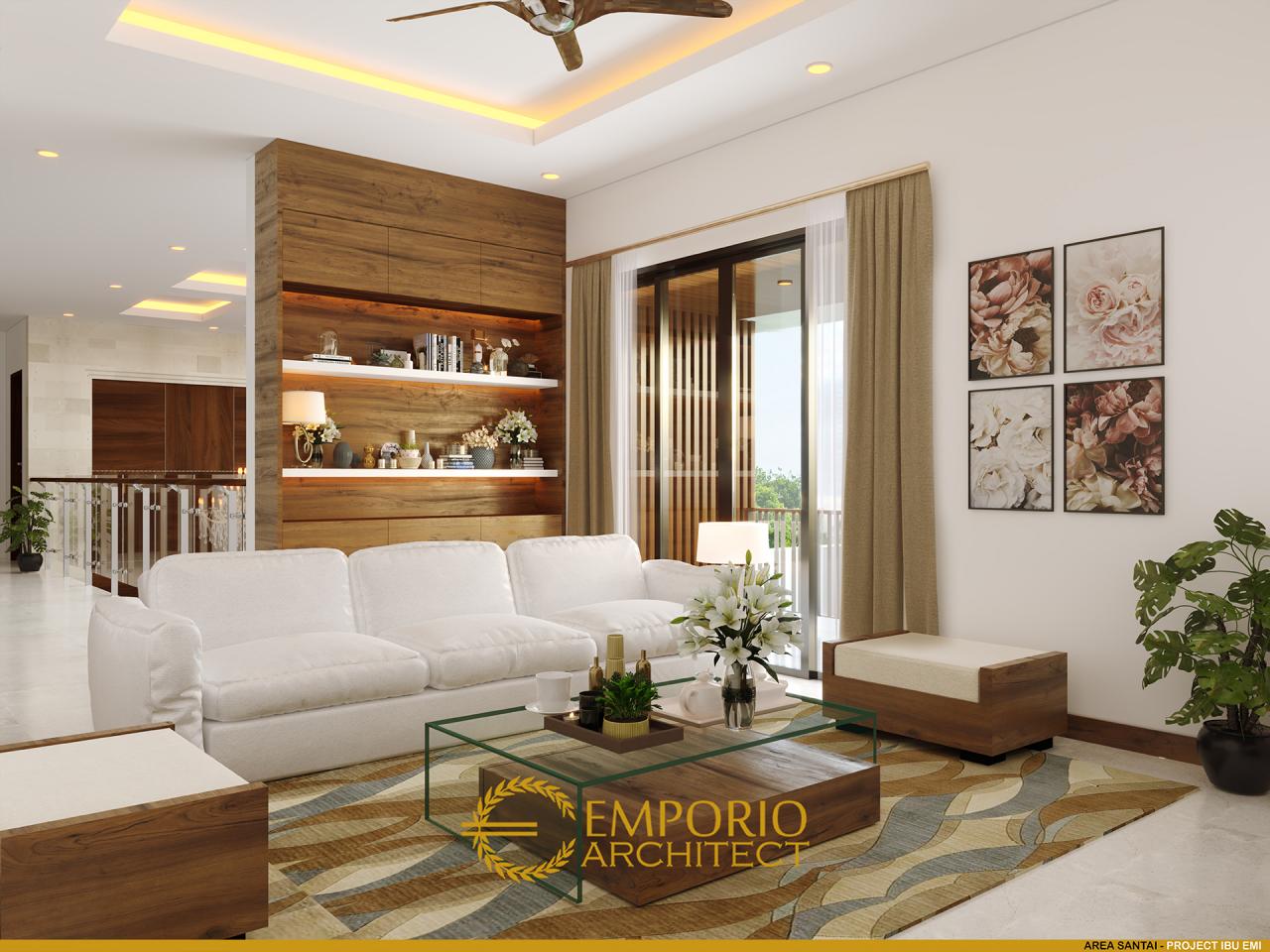 Desain Area Santai Rumah Villa Bali 2 Lantai Ibu Emi di Medan, Sumatera Utara 8