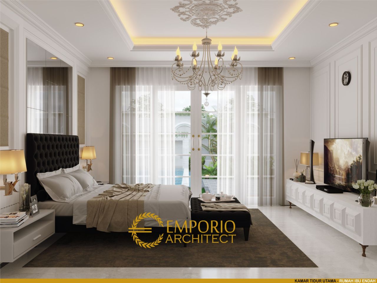 Desain Kamar Tidur Rumah Ibu Endah di Palembang 6