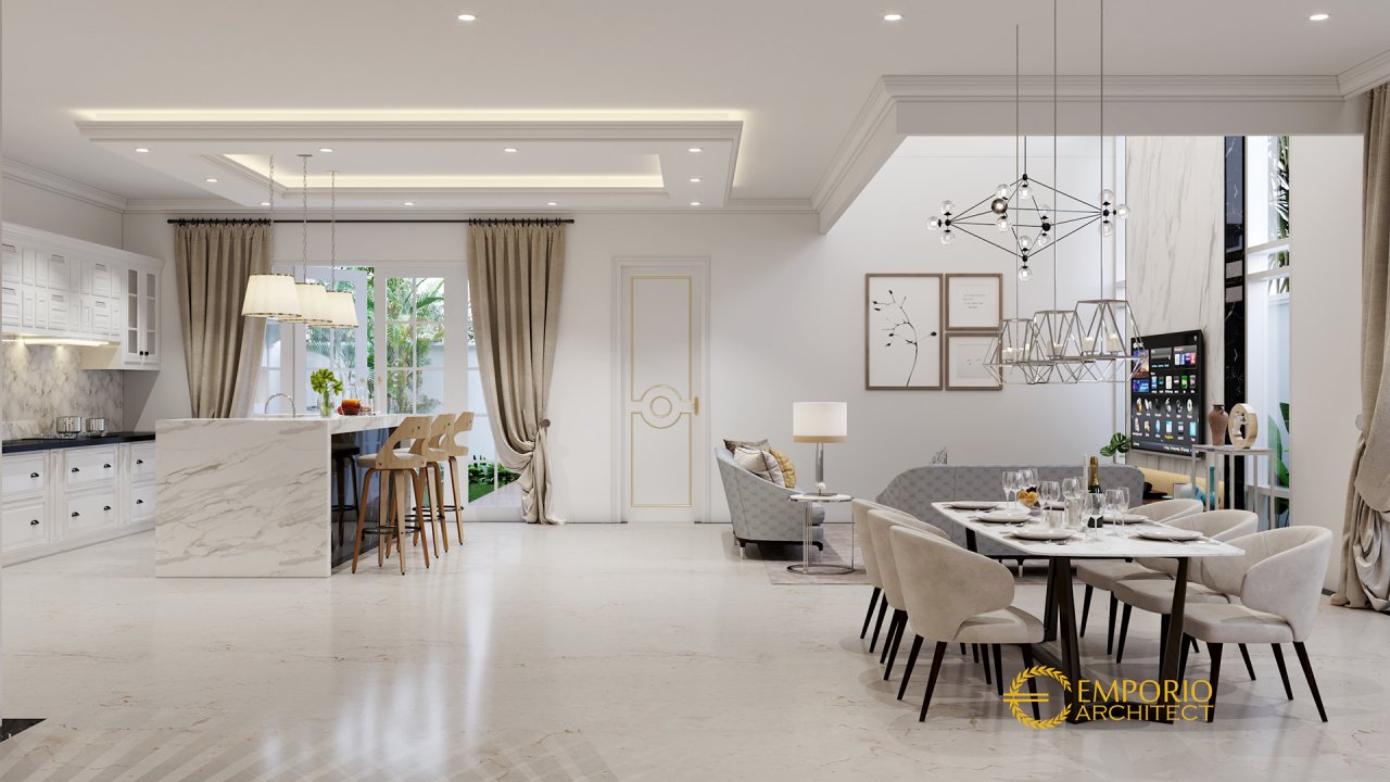 Desain Ruang Keluarga Rumah Ibu Lily di Palembang 3