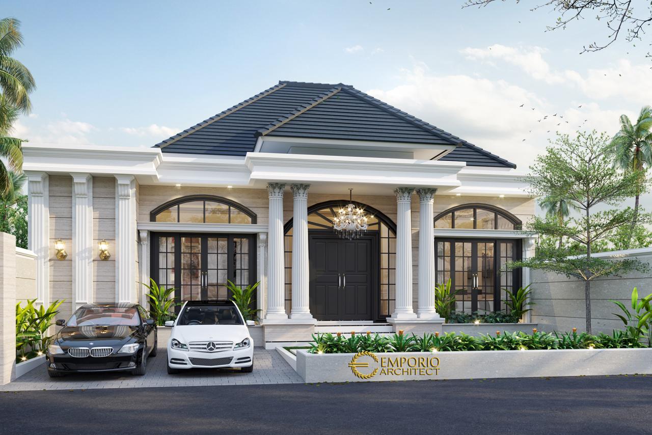 Desain rumah Classic 1 lantai milik Ibu Kristina Howay di Papua