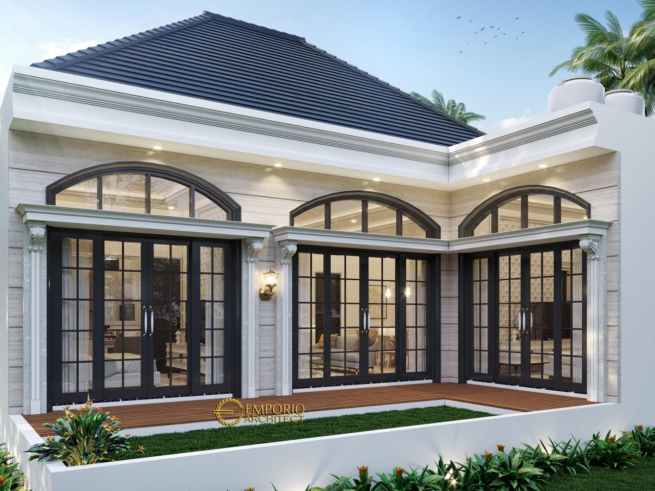 Desain Tampak Belakang Rumah Classic 1 Lantai Ibu Kristina Howay di Papua 2