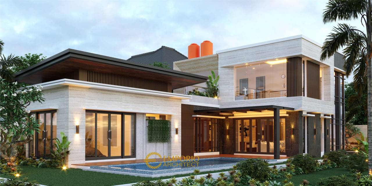 Desain Rumah Modern 2 Lantai Ibu Cynthia Angraini Tampubolon di Pekanbaru, Riau 3