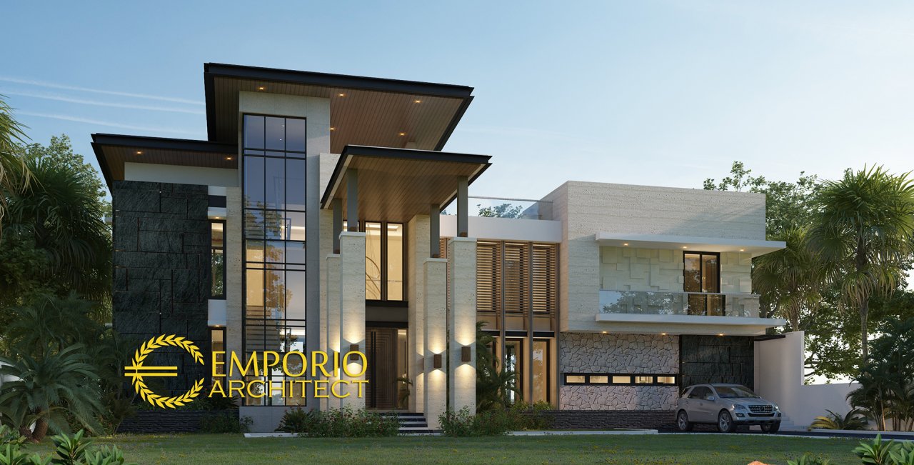 Desain Rumah Modern 3 Lantai Bapak Fajar di Purwakarta, Jawa Barat 1