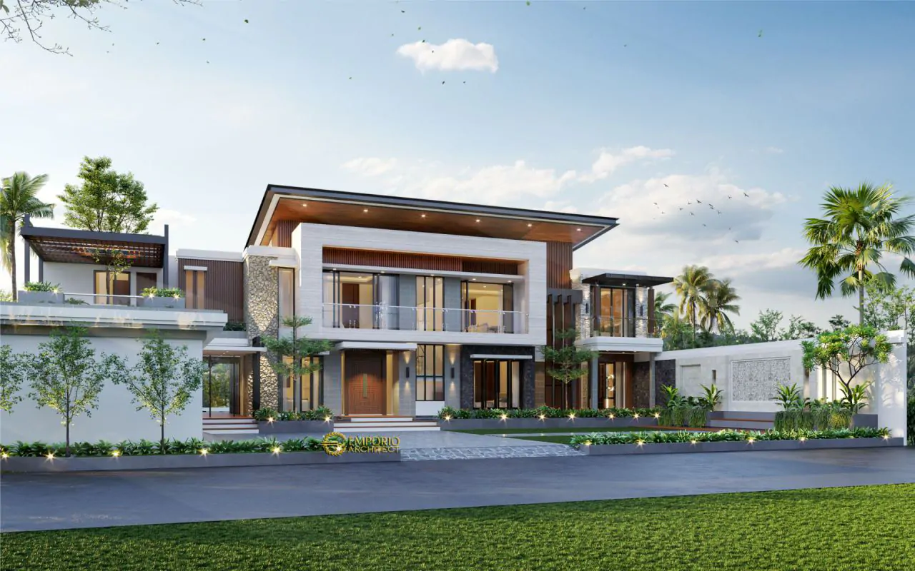 Desain Rumah Modern 2 Lantai Ibu Sarah di Rangkasbitung, Banten 6525