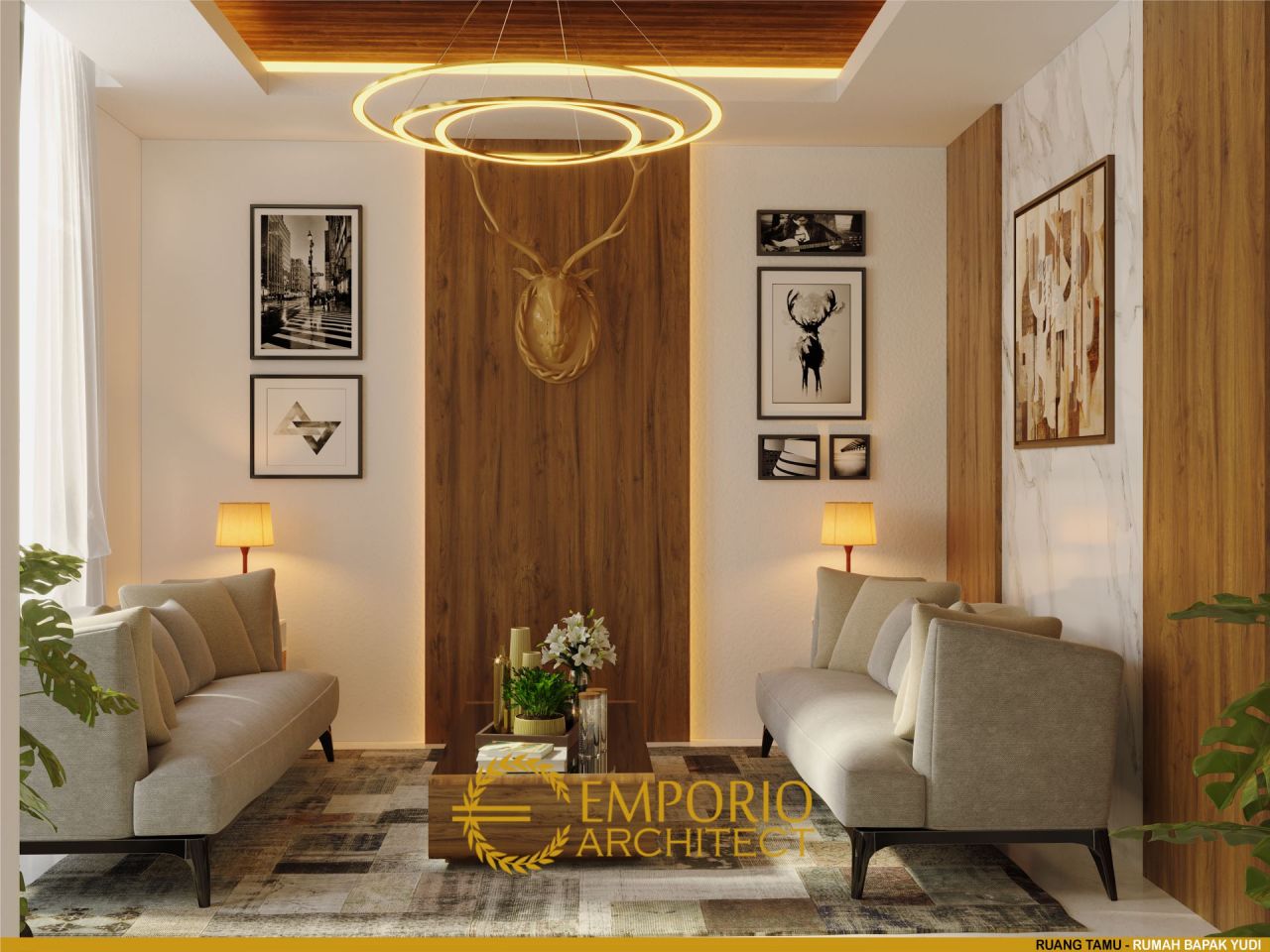 Desain Ruang Tamu Rumah Ibu Sarah di Rangkasbitung, Banten 7