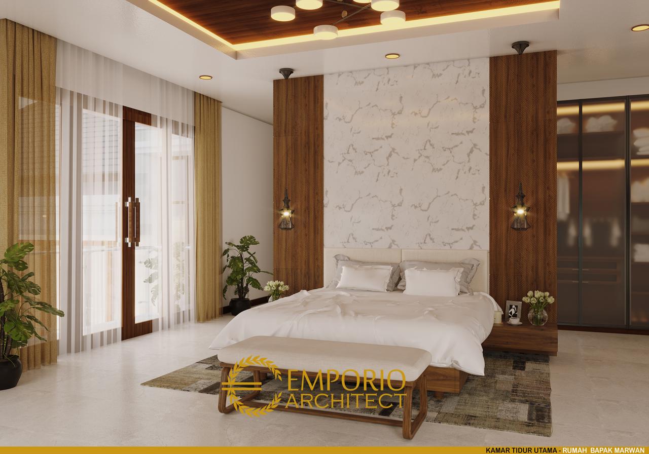 Desain Kamar Tidur Utama Villa Bali 2 Lantai Bapak Marwan di Samarinda, Kalimantan Timur 7