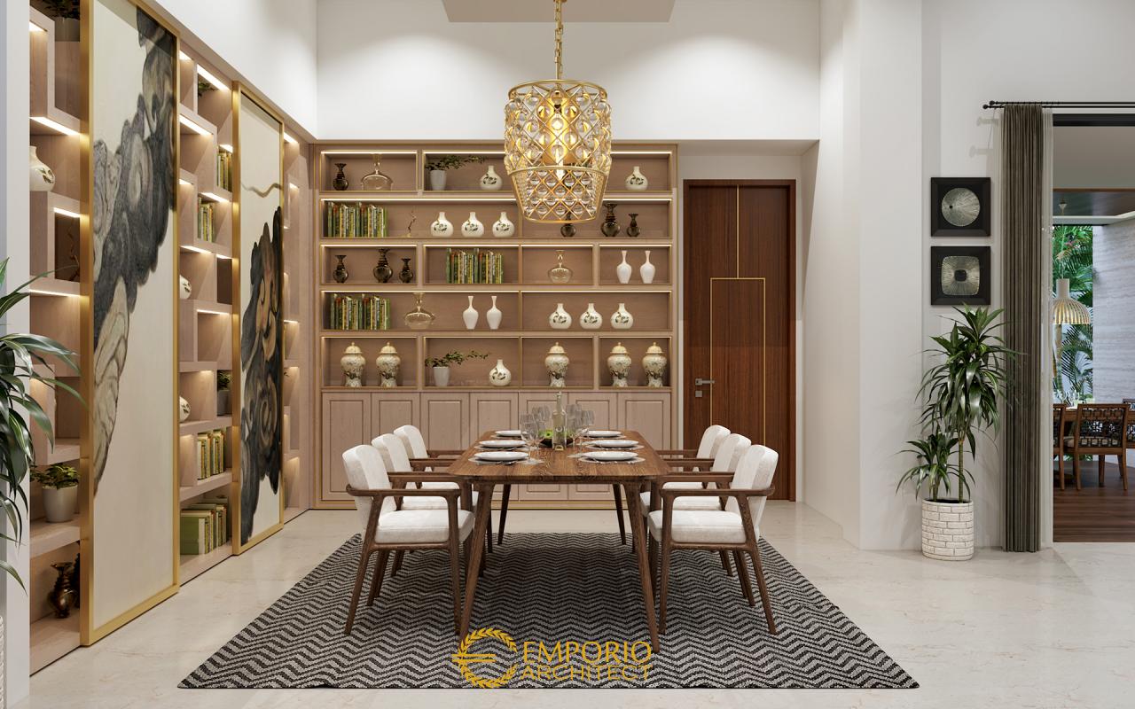 Desain Ruang Makan Rumah Modern 1 Lantai Ibu Fanny di Sambas, Kalimantan Barat 2