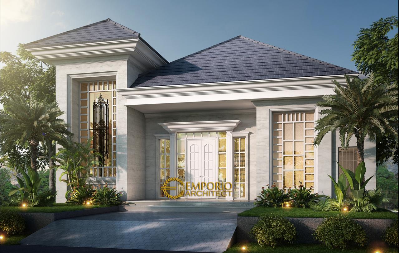 Desain Rumah Classic 2 Lantai Bapak Baron di Sentul, Bogor