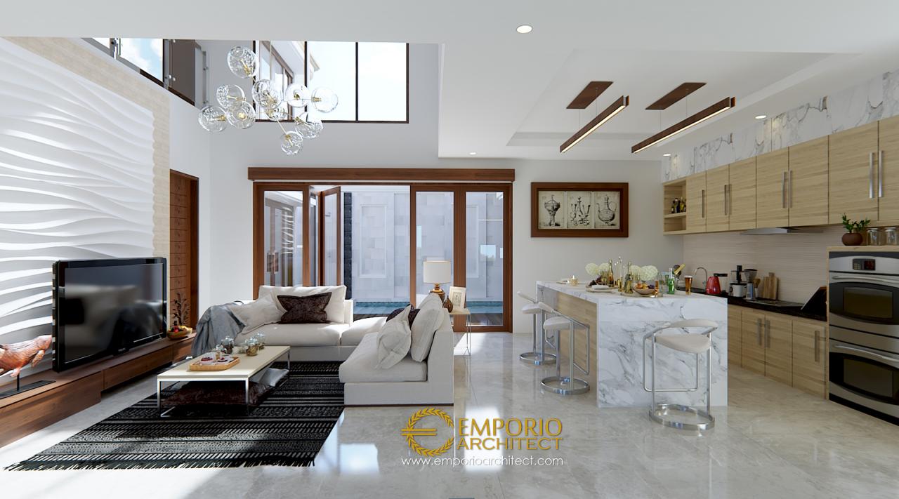 Desain Ruang Keluarga dan Dapur Rumah Villa Bali 2 Lantai Bapak Hasyim di Singaraja, Bali 3