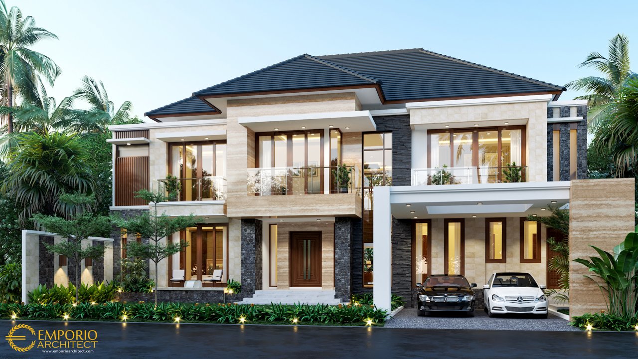 Desain Rumah Modern 2 Lantai Bapak Jefry di Sulawesi 1