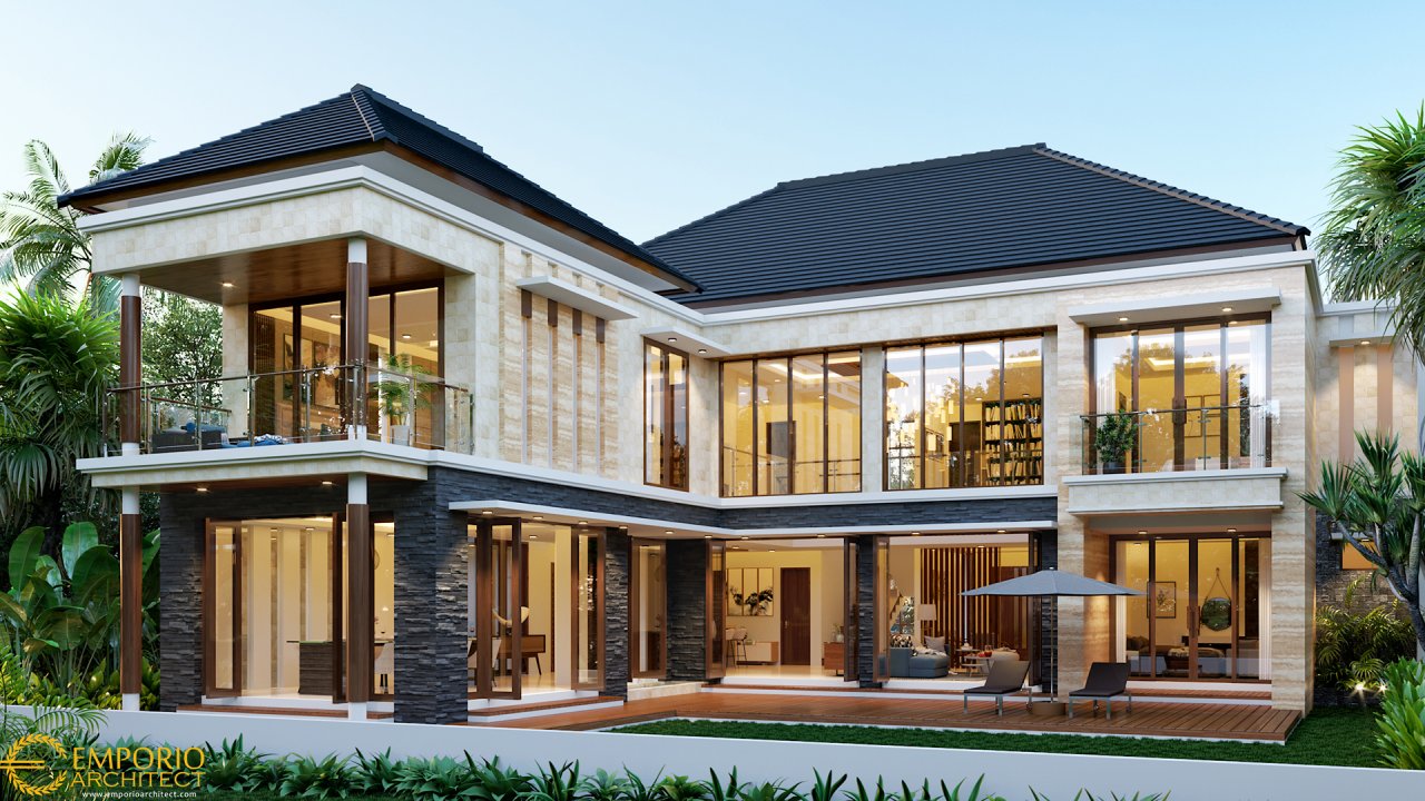 Desain Rumah Modern 2 Lantai Bapak Jefry di Sulawesi 2