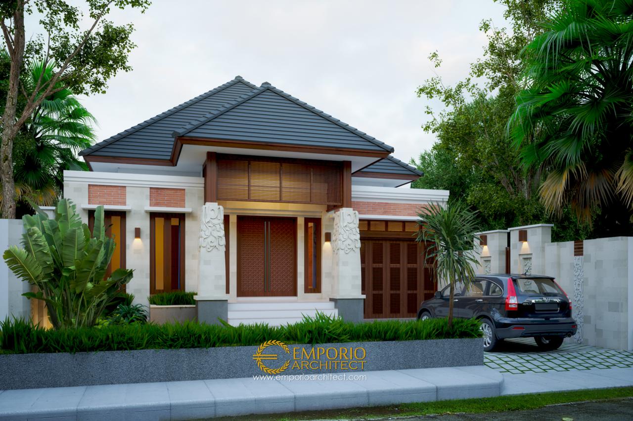  Desain  Rumah  Villa Bali  Tropis 1 Lantai Bapak Ammal Rozib 