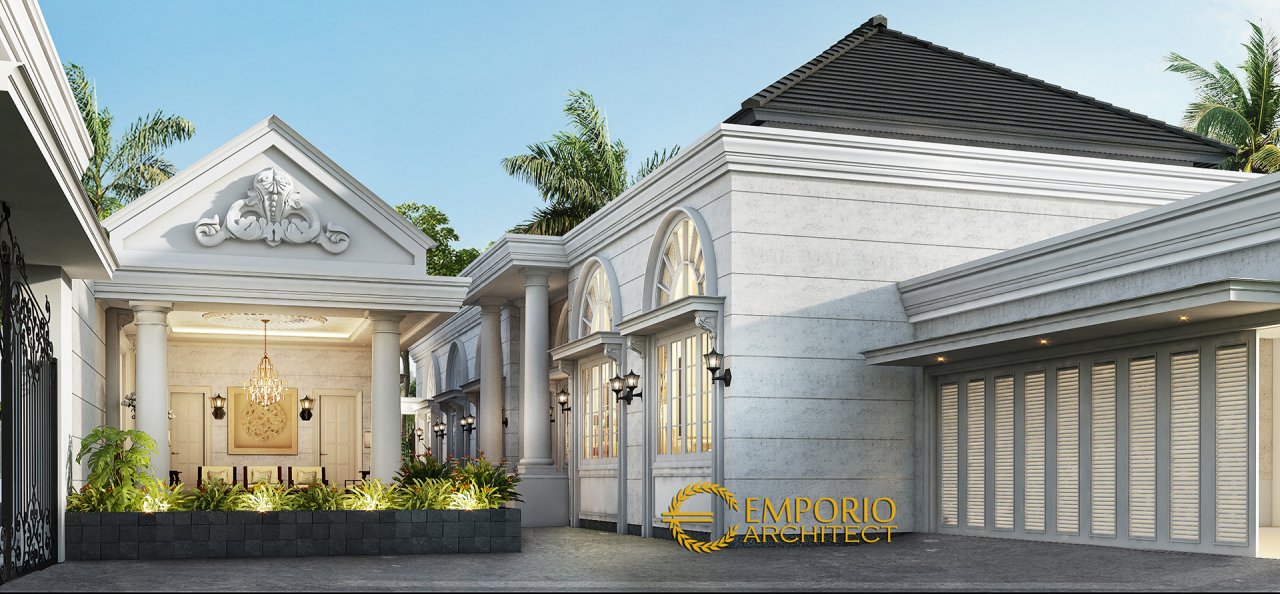 Desain Rumah Classic 1 Lantai Ibu Resha di Sumatera Selatan 2