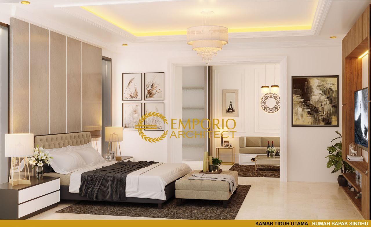 Desain Kamar Tidur Rumah Bapak Sindhu di Surabaya, Jawa Timur 6