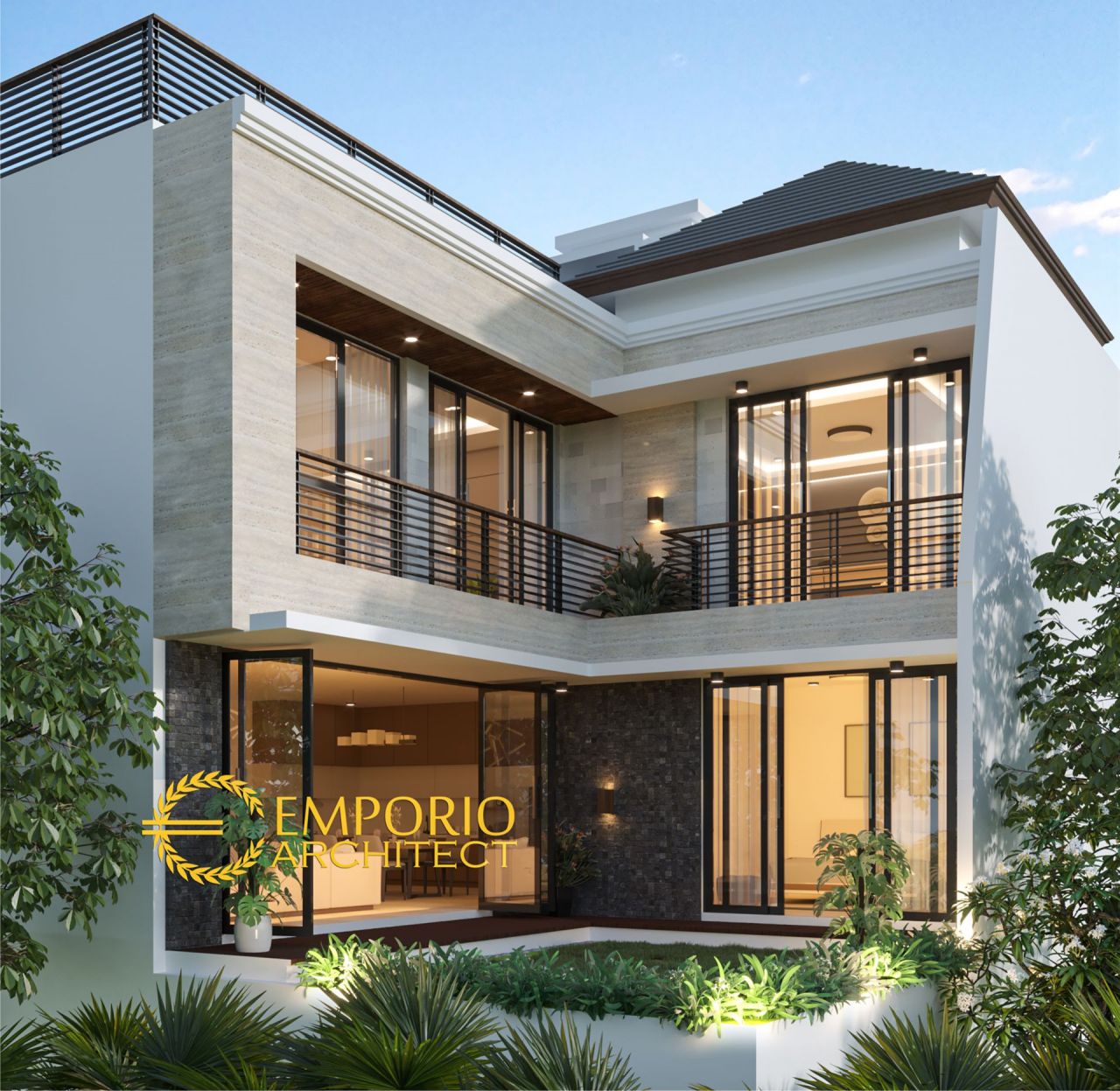 Desain Rumah Modern 2 Lantai Bapak Kevin di Tangerang, Banten 2
