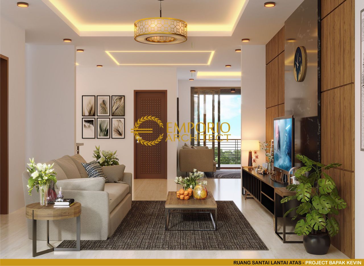 Desain Ruang Santai Rumah Bapak Kevin di Tangerang, Banten 7