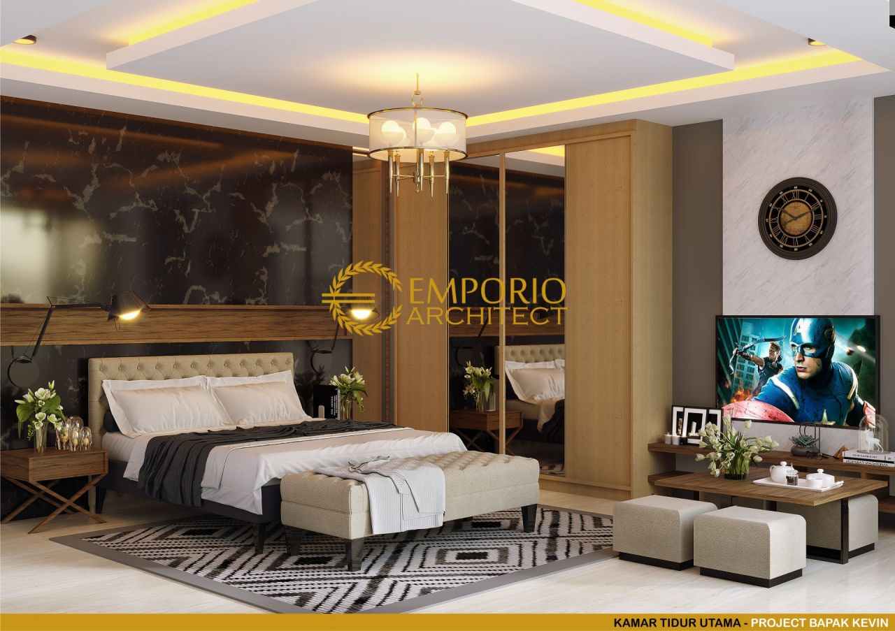 Desain Kamar Tidur Rumah Bapak Kevin di Tangerang, Banten 9