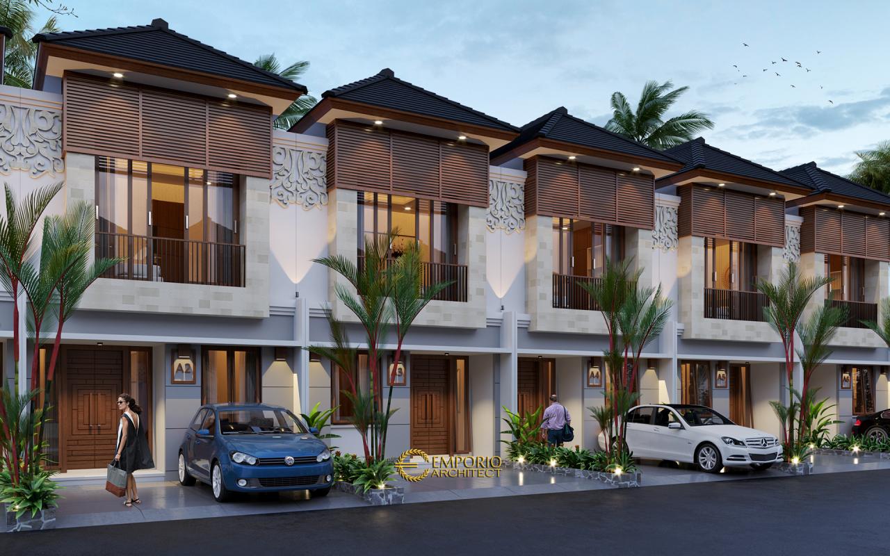 Desain Tipe B 5x12 Night Perumahan Villa Bali The Wimala by Gemintang Land di Tangerang Selatan, Banten 7