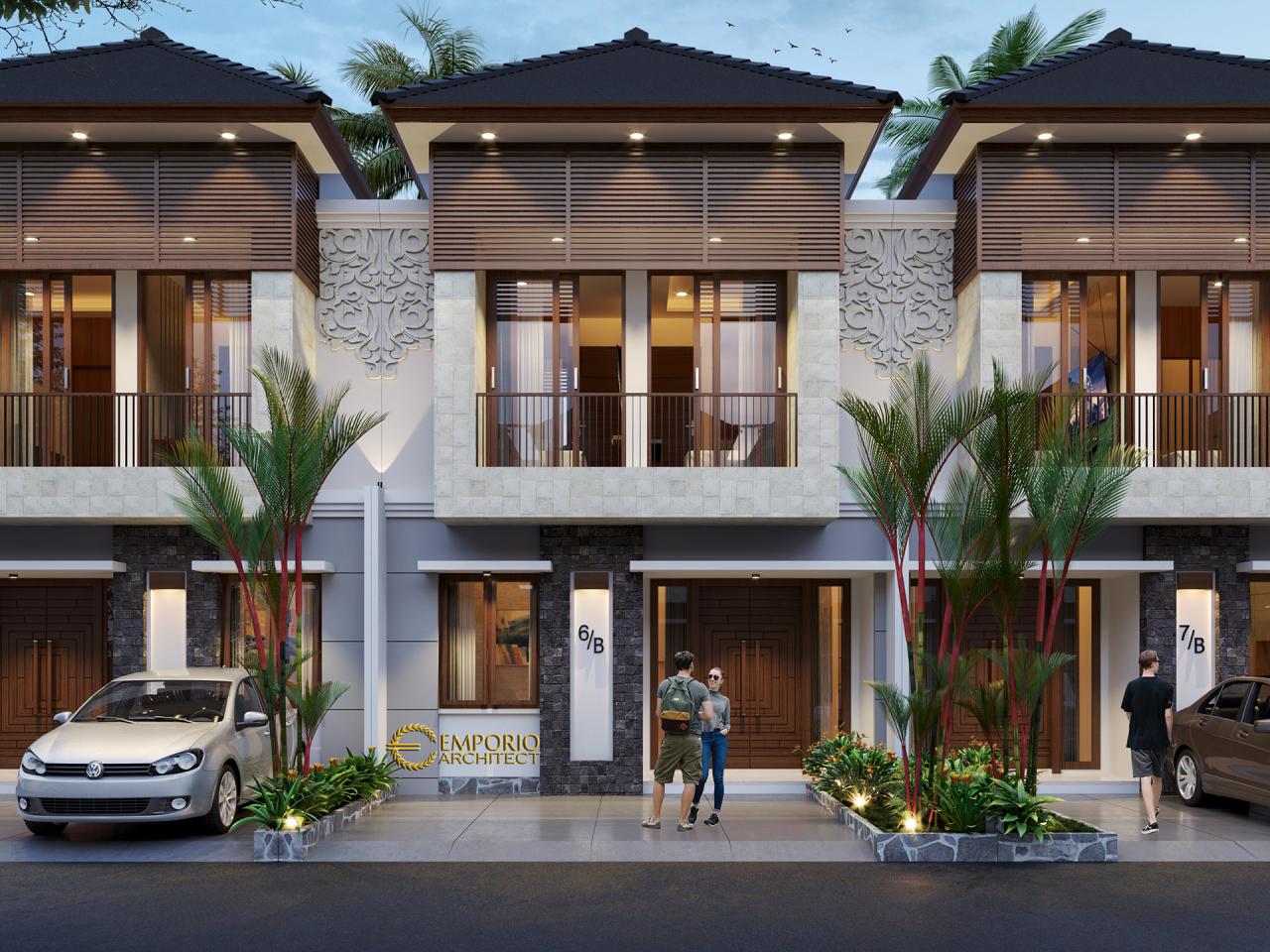 Desain Tipe C 6x12 Depan Perumahan Villa Bali The Wimala by Gemintang Land di Tangerang Selatan, Banten 10
