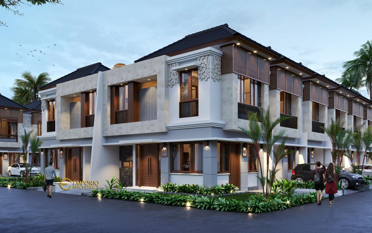 Desain Tipe D 5x12 Hook Night Perumahan Villa Bali The Wimala by Gemintang Land di Tangerang Selatan, Banten 15