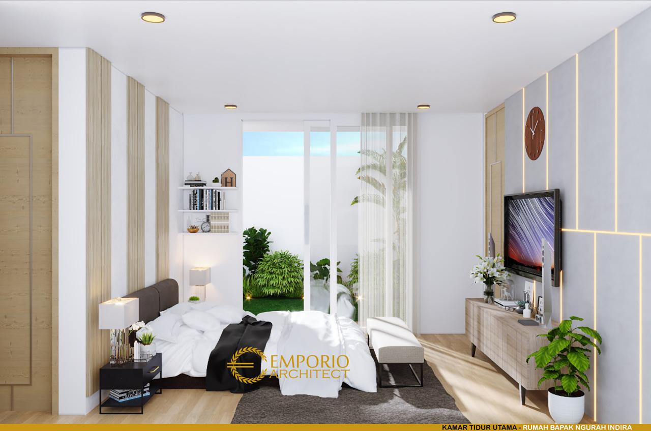 Desain Kamar Tidur Utama Rumah Modern 2 Lantai Bapak Ngurah Indira di Tangerang Selatan, Banten 6