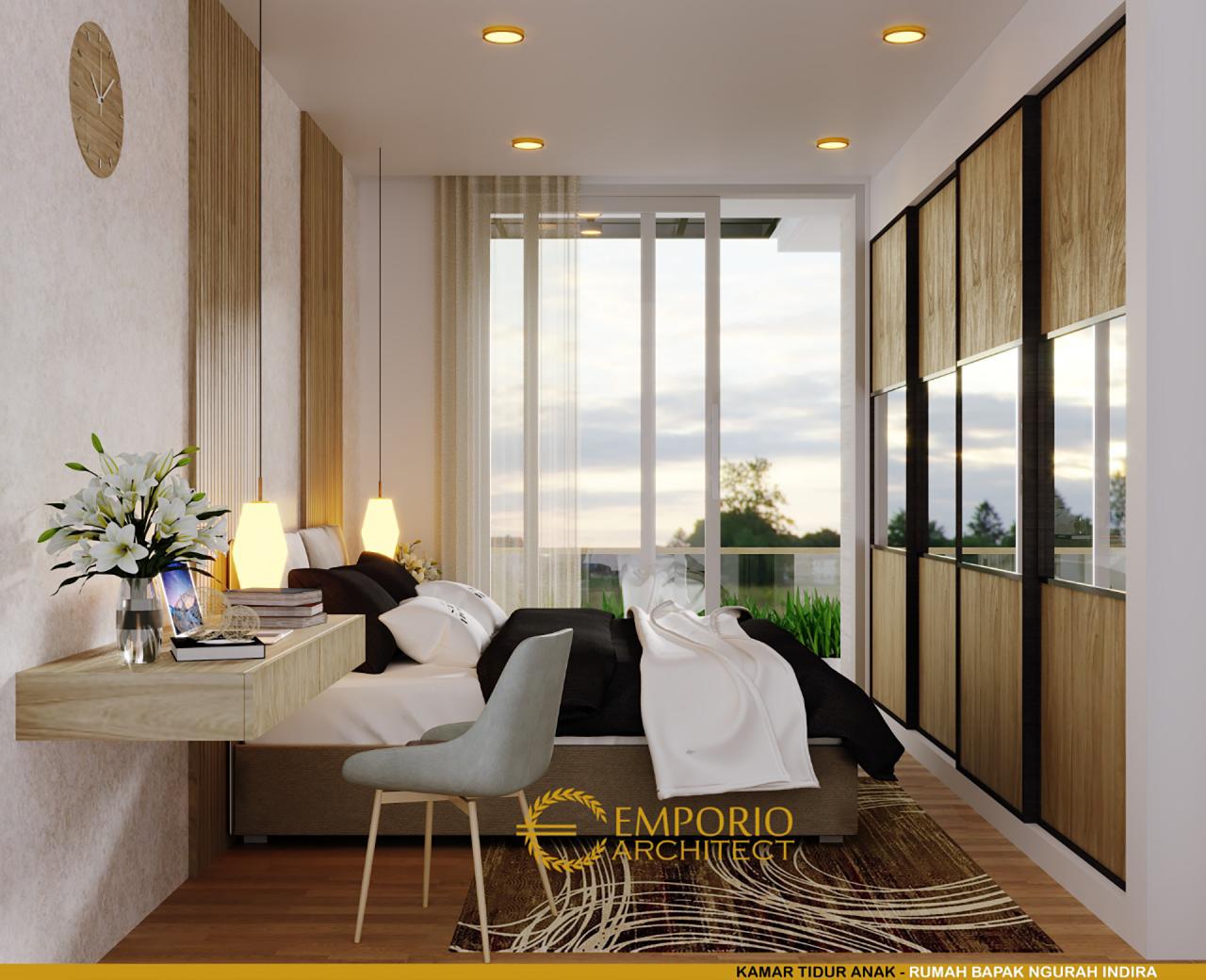 Desain Kamar Tidur Anak Rumah Modern 2 Lantai Bapak Ngurah Indira di Tangerang Selatan, Banten 8