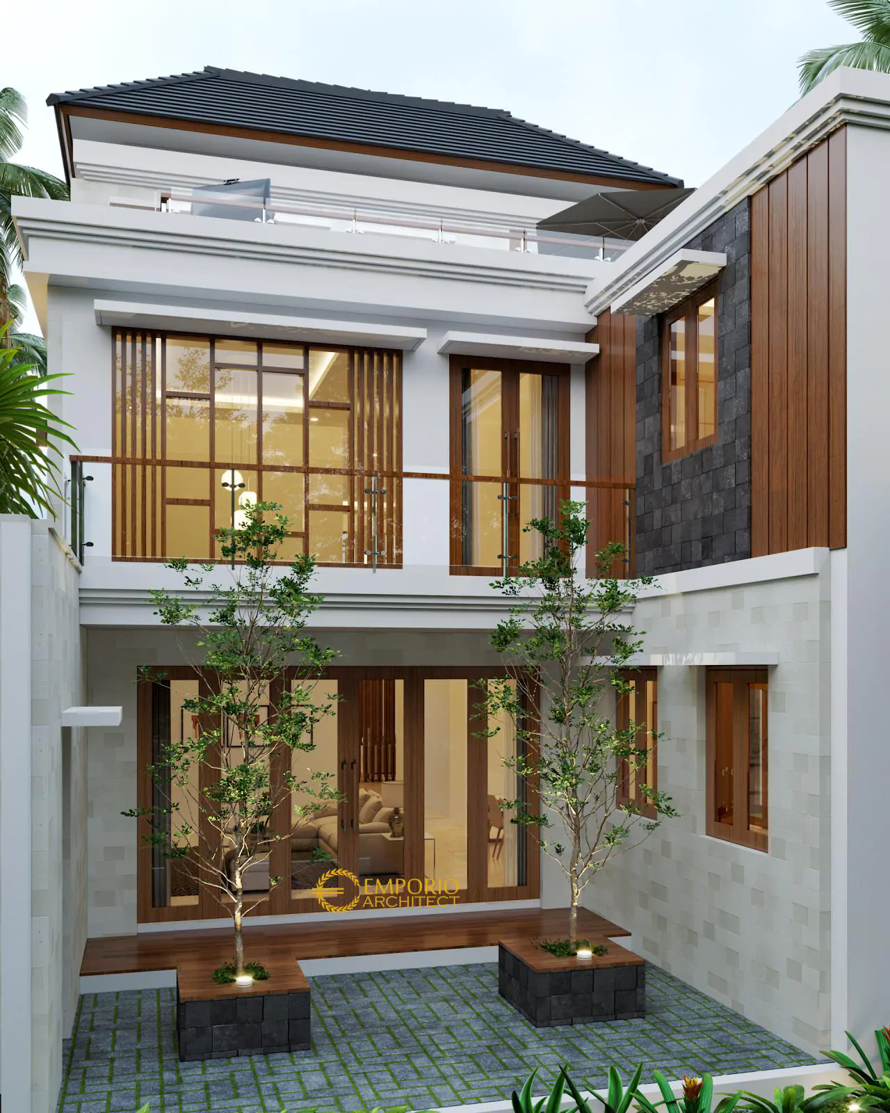 Desain Tampak Belakang Rumah Unik 3 Lantai Bapak Pong Gaby di Toraja Utara, Sulawesi Selatan 9991