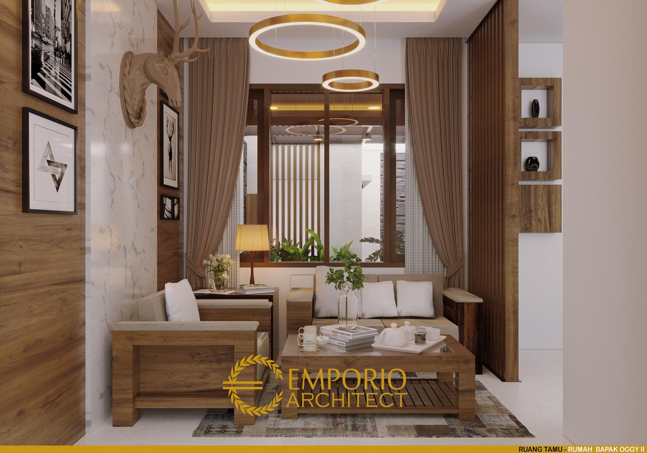Desain Ruang Tamu Rumah Modern 2 Lantai Bapak Oggy di Yogyakarta 3