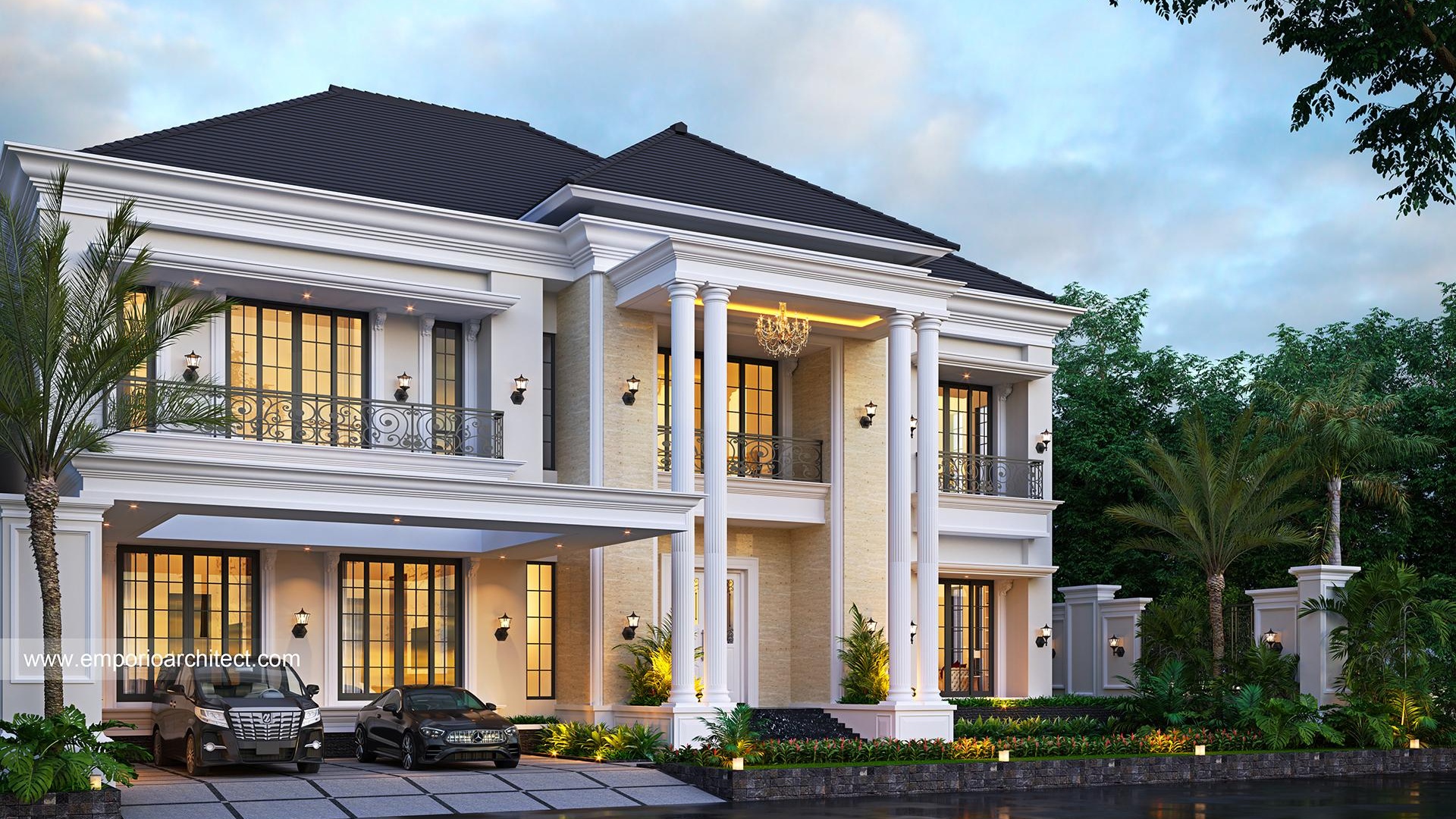Desain Rumah Klasik / Classic Tropis - Emporio Architect