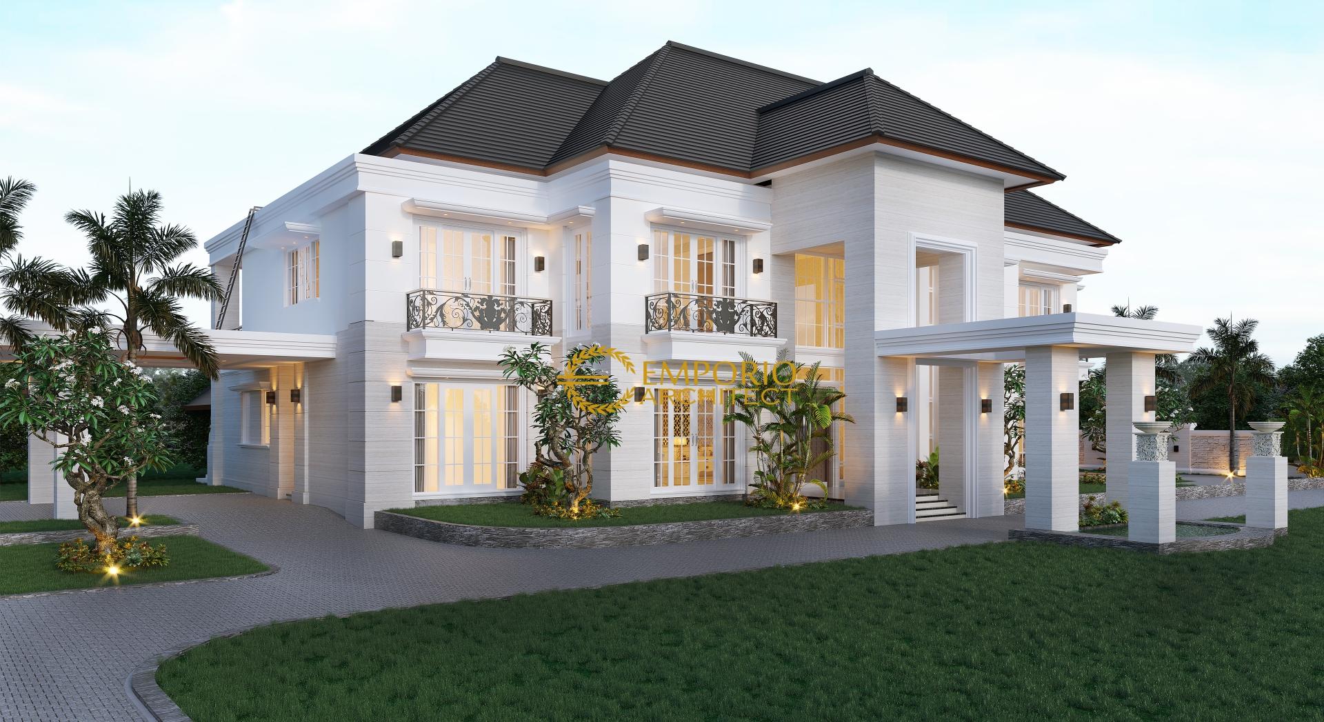 Desain Rumah Classic 2 Lantai Project 849 Mrs A Di Banjarmasin