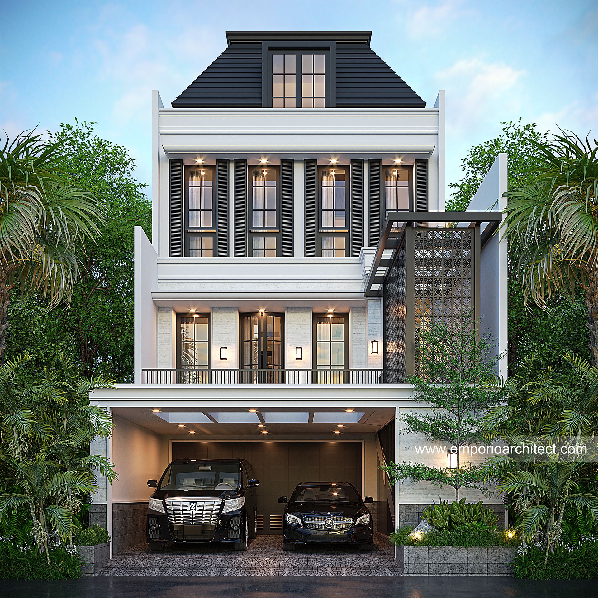 Desain Rumah Lebar Depan 7 (Tujuh) Meter 9