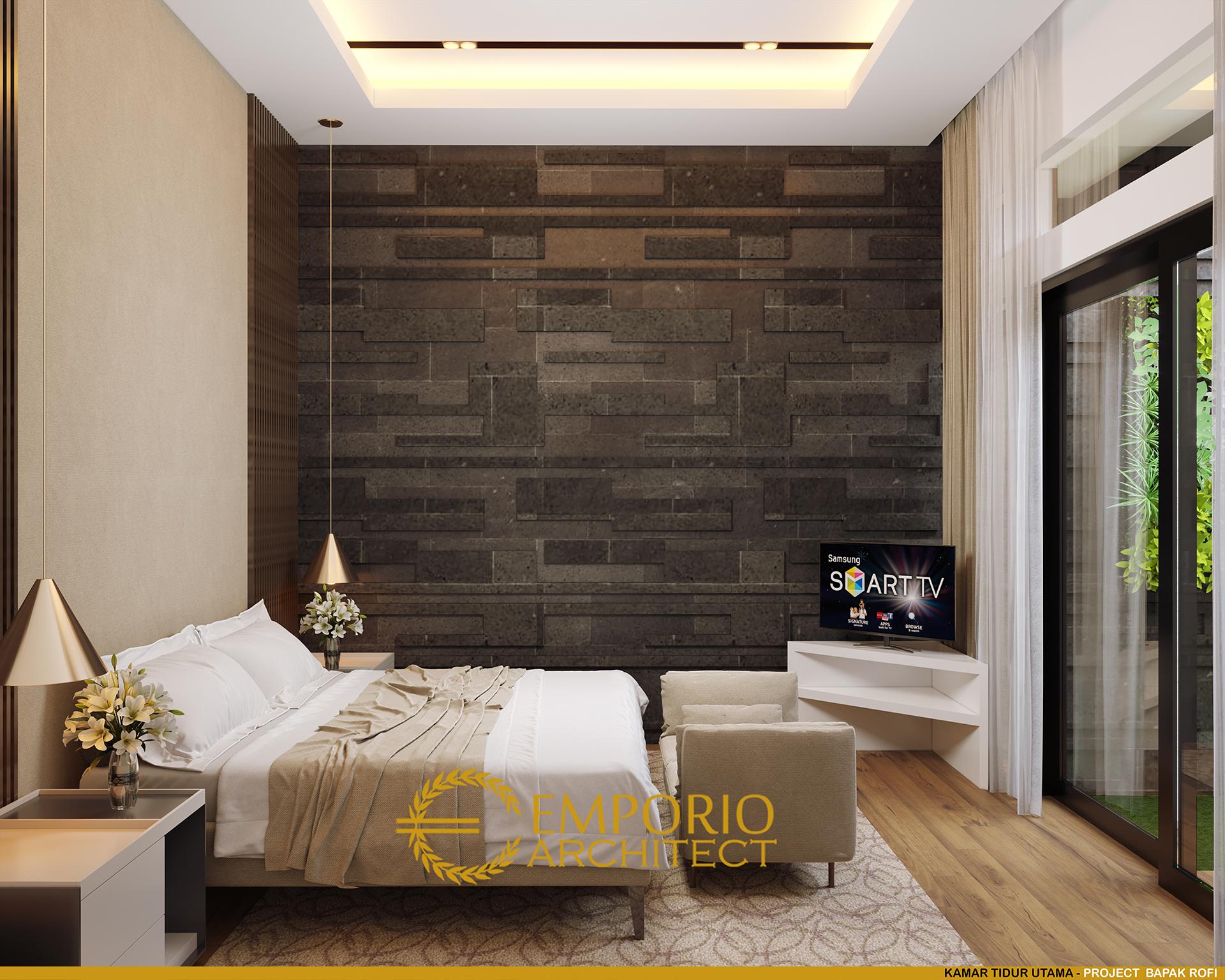  Desain  Rumah  Modern  1 Lantai Bapak Rofi di Medan Sumatera Utara