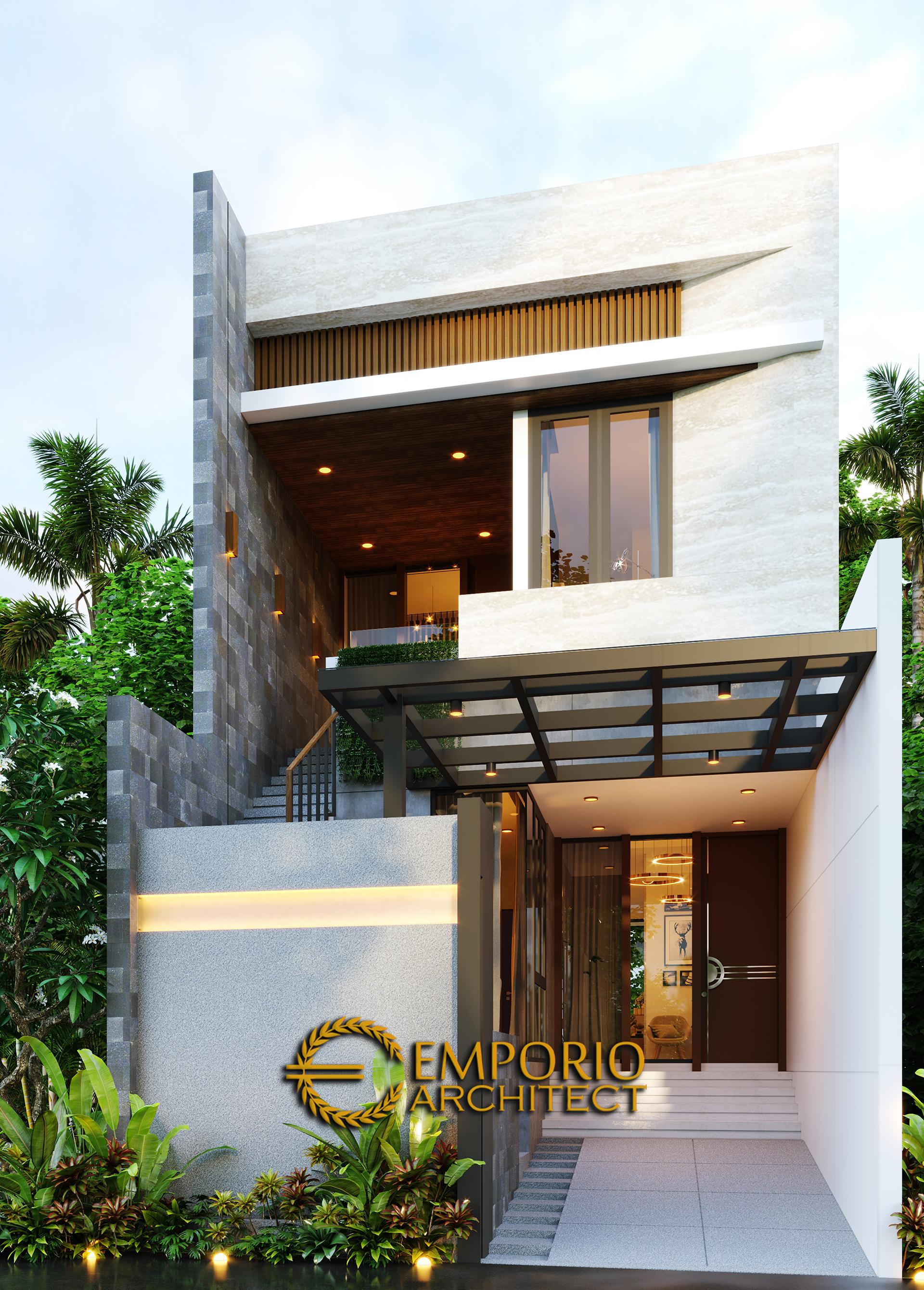 Desain Rumah Modern 2 Lantai Ibu Dyana di Jakarta Utara