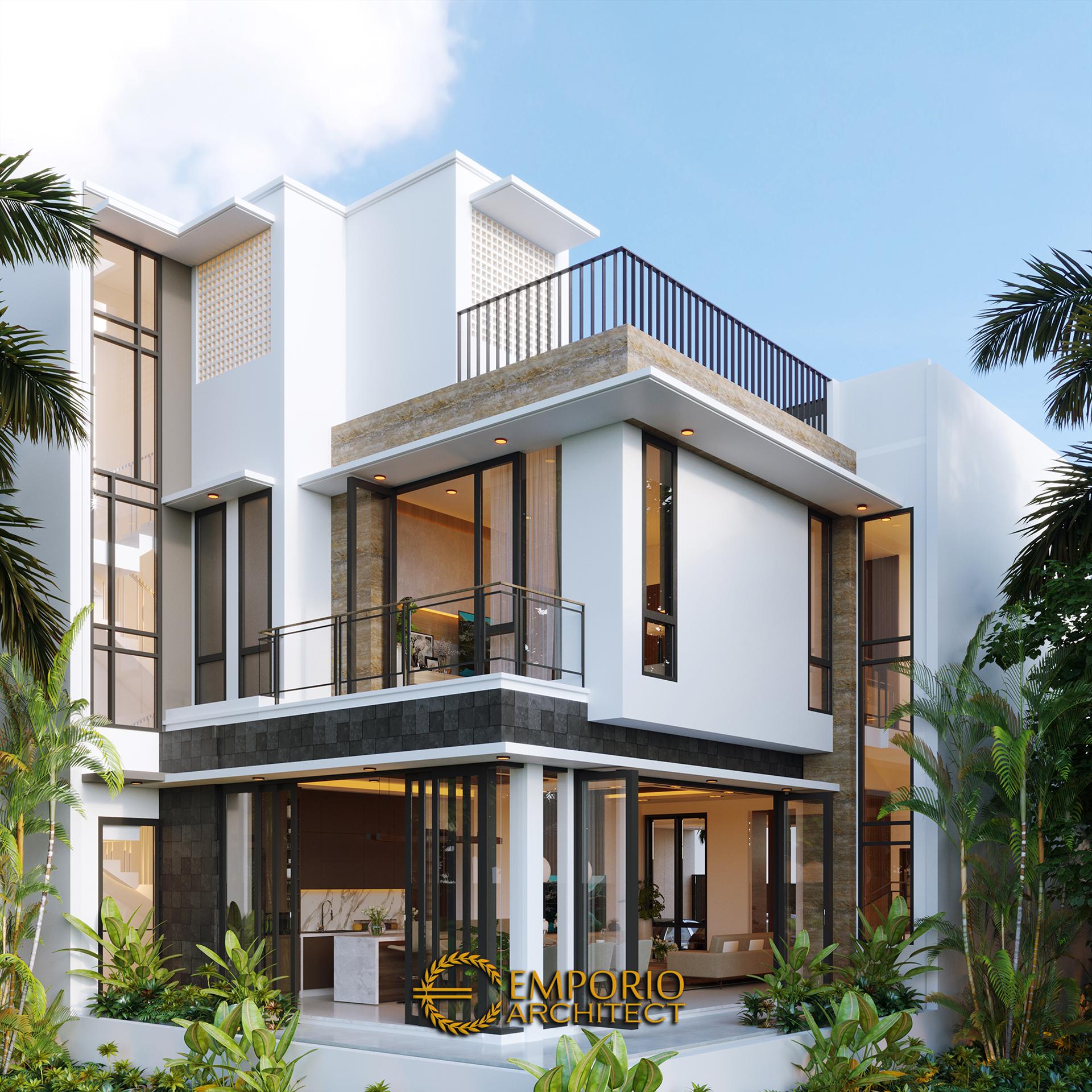 Desain Rumah Modern 2 Lantai Ibu Rina di Bogor, Jawa Barat