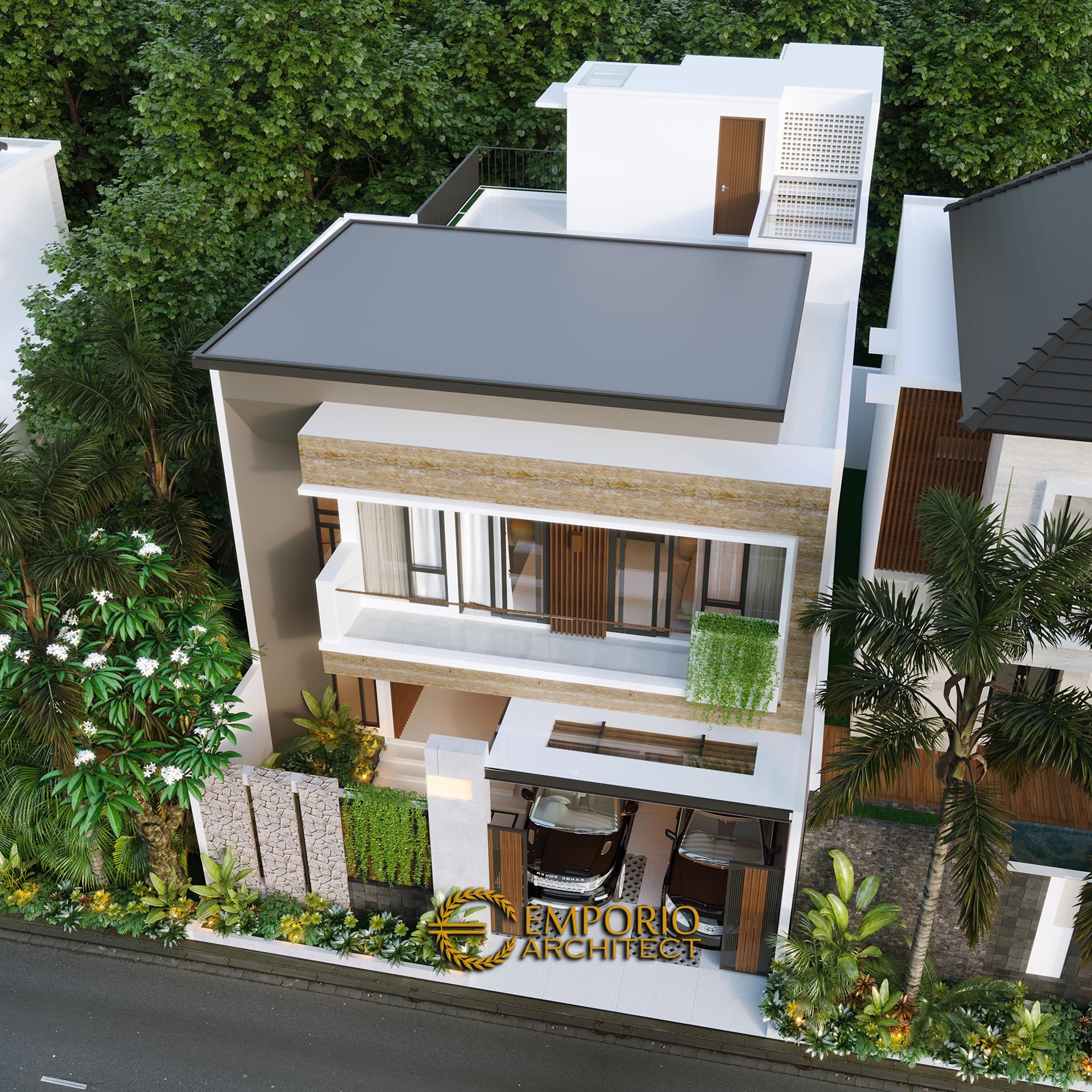 Desain Rumah Modern 2 Lantai Ibu Rina di Bogor, Jawa Barat